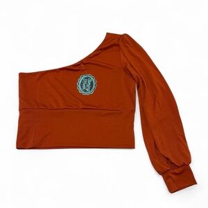 Sterling Kreek On the Horizon One Shoulder Blouse Top Womens 3X Festival Cowgirl